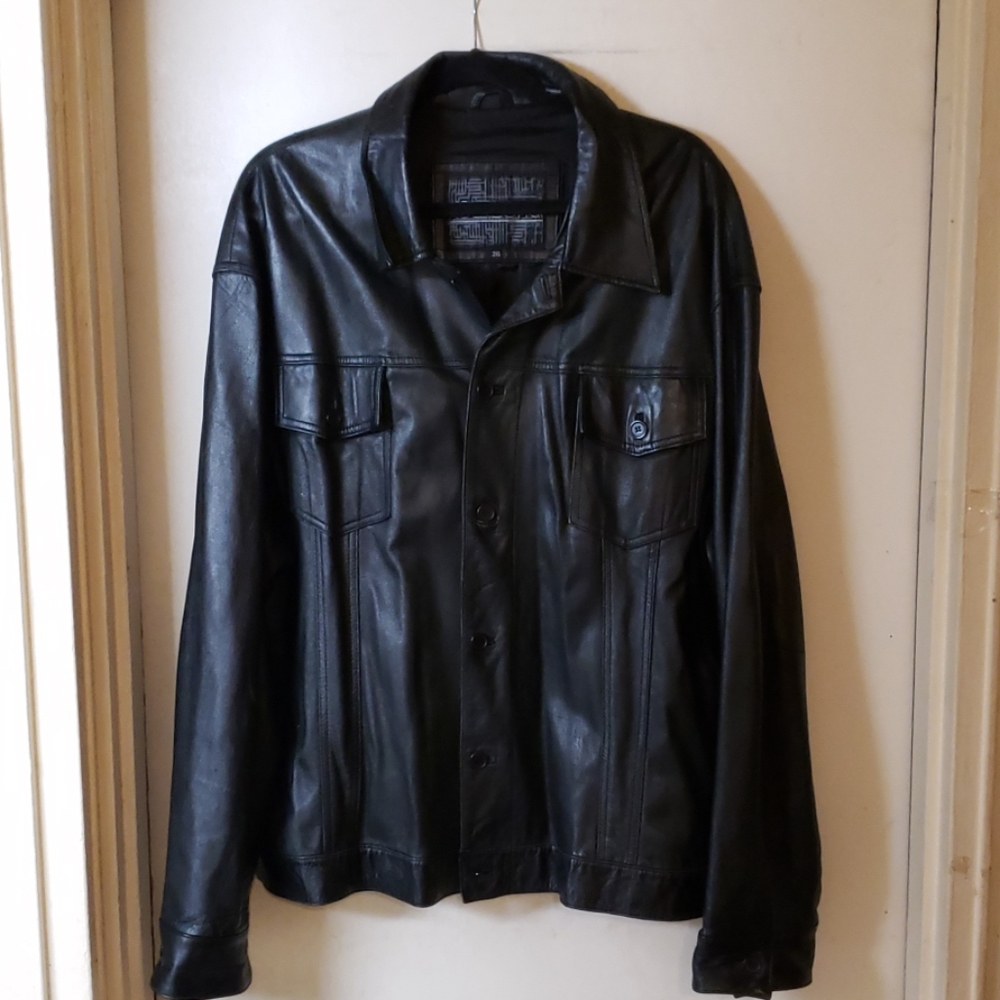 Men's leather jacket